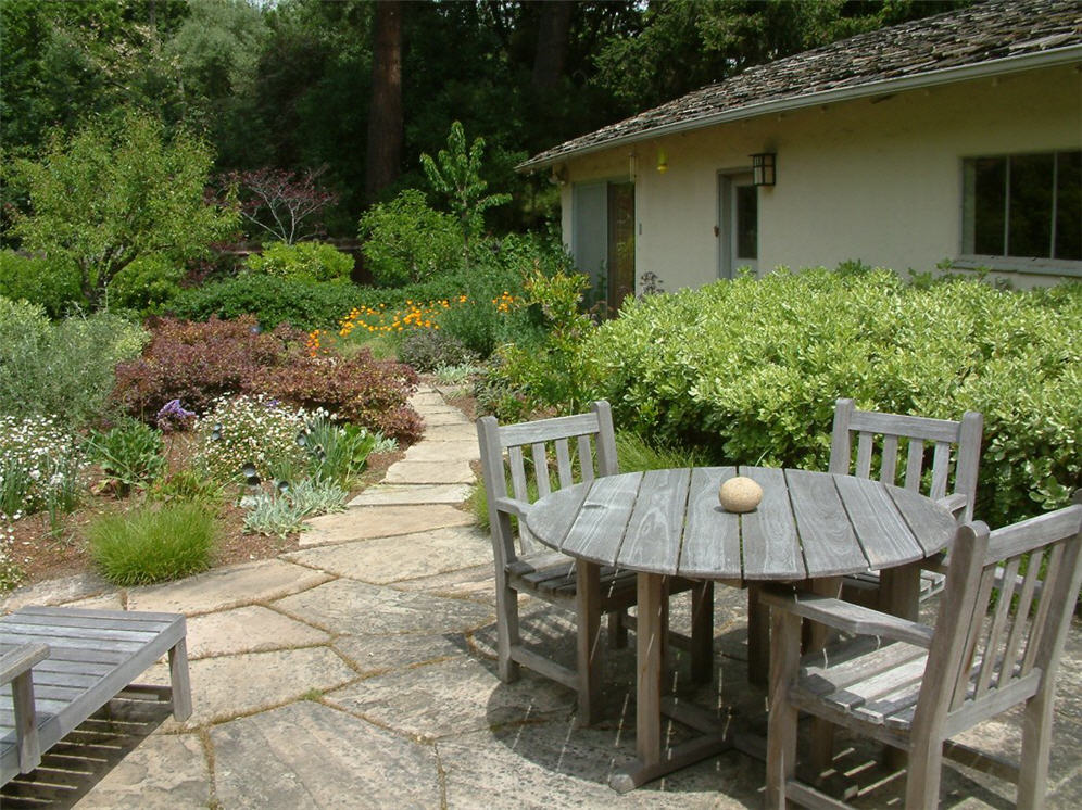 Patio into Garden Walkway