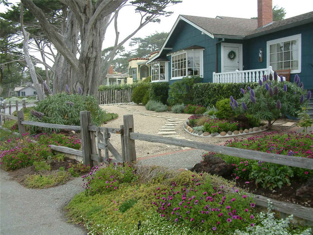 Blue House and Garden