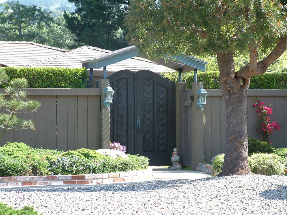 Asian Style Garden and Gate