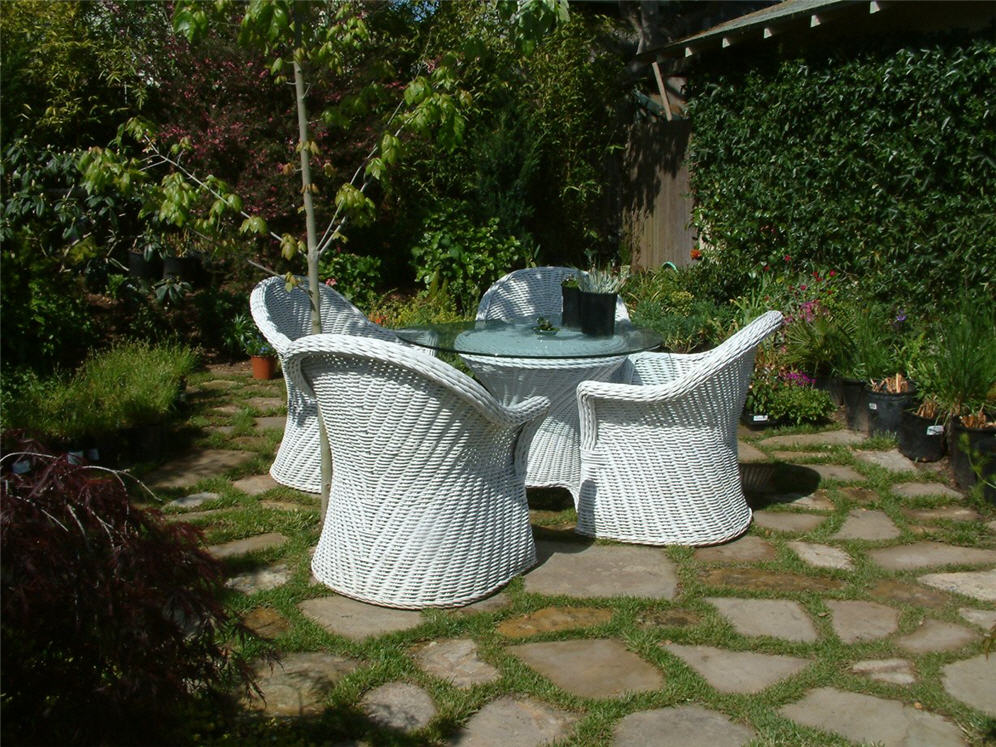 Patio with Pavers & Gravel View