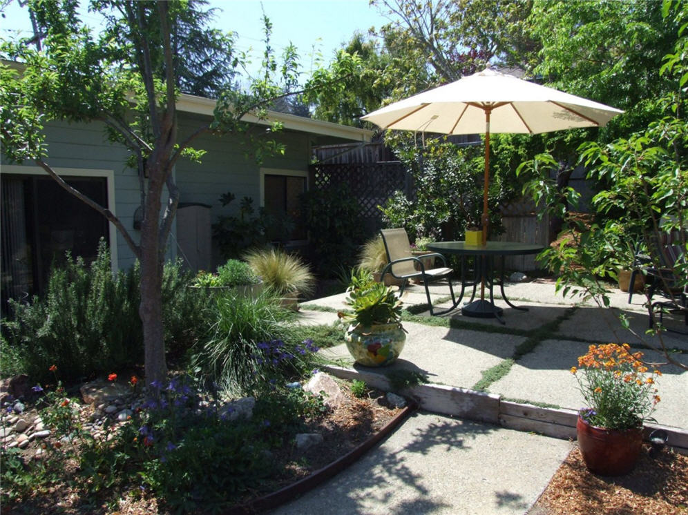 Umbrella Shaded Patio