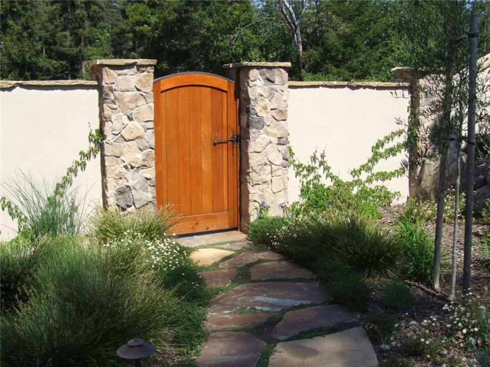 Lovely Gate and Wall