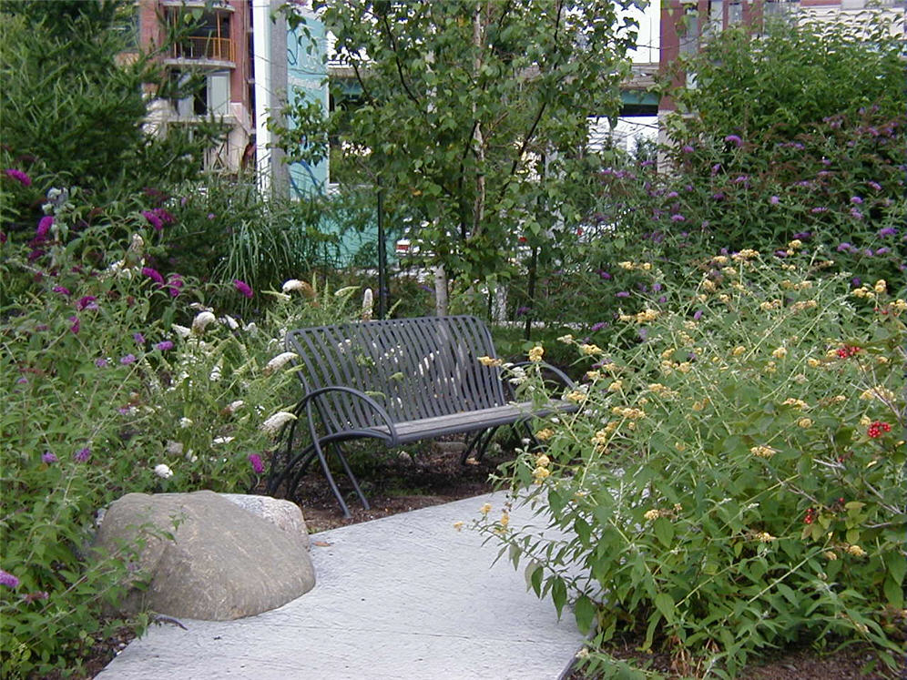 Metal Park Bench